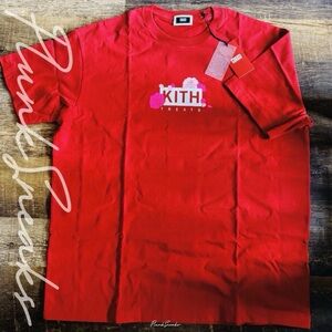 Kith Treats Plum Blossom Tee • Red • 2024